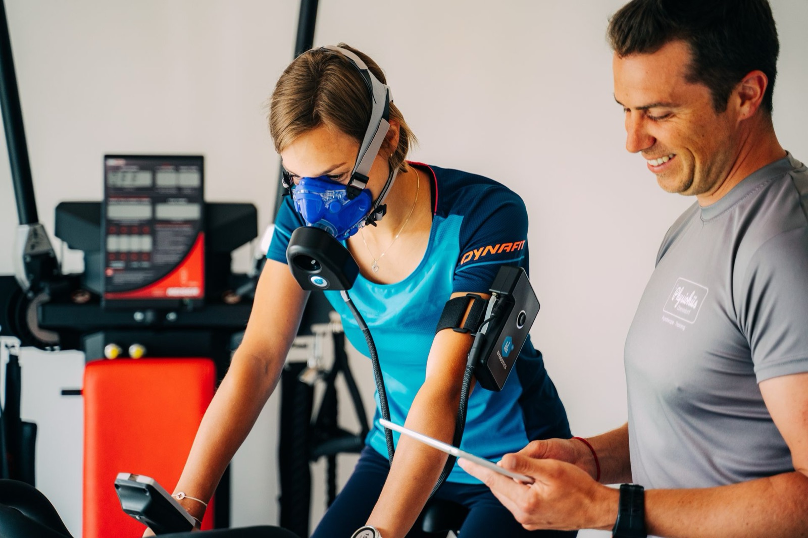Leistungsdiagnostik am Ergometer mit Atemmaske